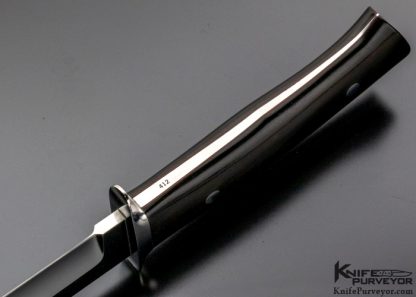 George Herron Custom Knife Ebony Fighter - Image 6