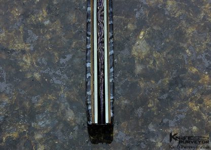 George Muller Custom Knife  Mike Fellows "Rochas Mosaic" Damascus Linerlock - Image 8