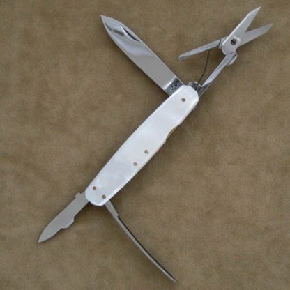 Gerard Hemonnott Custom Knife: Mother of Pearl Lobster Knife