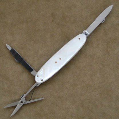 Gerard Hemonnott Custom Knife: Mother of Pearl "Nail" Knife