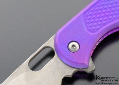 Collaboration Horton McGuiness Custom Knife "Shawty" Titanium Frame Lock - Image 2