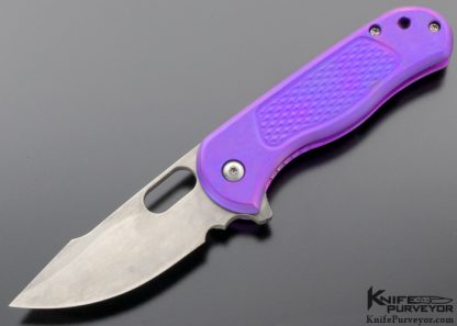Collaboration Horton McGuiness Custom Knife "Shawty" Titanium Frame Lock - Image 3