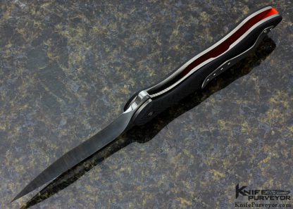 Gerry McGinnis Custom Knife Carbon Fiber Flipper - Image 5