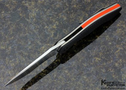 Gerry McGinnis Custom Knife Carbon Fiber Flipper - Image 4