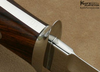 William "Gordon" Defreest Custom Knife Desert Ironwood Boot Knife - Image 7