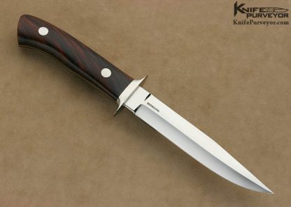 William "Gordon" Defreest Custom Knife Desert Ironwood Boot Knife - Image 3