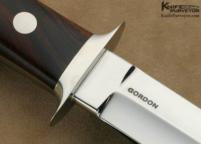 William "Gordon" Defreest Custom Knife Desert Ironwood Boot Knife - Image 4