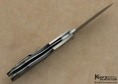 Greg Lightfoot Custom Knife Carbon Fiber & Bead Blasted BG42 "M1" Linerlock - Image 5