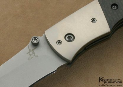 Greg Lightfoot Custom Knives Microtech Collaboration Carbon Fiber Tactical D/A Automatic Linerlock - Image 2