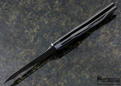 GTC Custom Knife Titanium Frame Lock Flipper - Image 6
