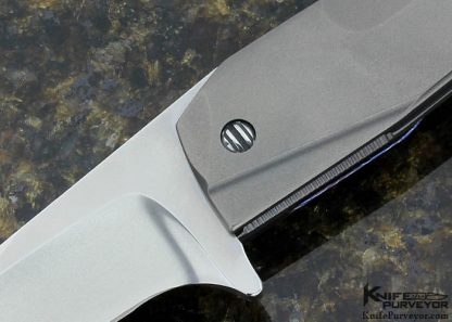 GTC Custom Knife Titanium Frame Lock Flipper - Image 2