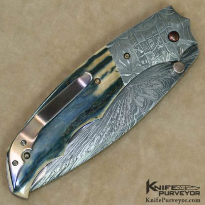 Don Hanson Custom Knife Sole Authorship Nightmare Grind Linerlock - Image 3