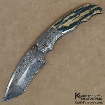 Don Hanson Custom Knife Sole Authorship Nightmare Grind Linerlock