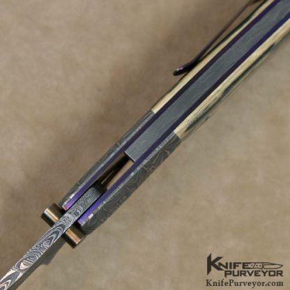 Don Hanson Custom Knife Sole Authorship Nightmare Grind Linerlock - Image 4