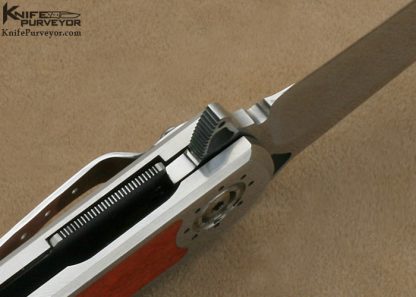 Jeff Harkins Custom Knife Pink Ivory "The Torrent" Omega Flipper - Image 9