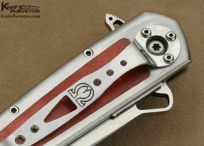 Jeff Harkins Custom Knife Pink Ivory "The Torrent" Omega Flipper - Image 4
