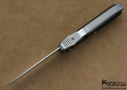 Jeff Harkins Custom Knives Carbon Fiber  "Q" OTF Automatic - Image 4
