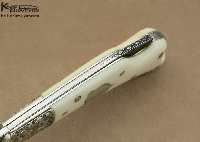 H.H. Frank Custom Knife Sole Authorship Engraved Lockback