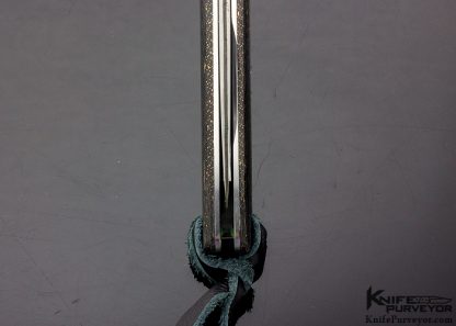 Hiroaki Ohta Custom Knife OLF 75 Copper Lightning Strike Carbon Fiber - Image 6
