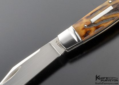 Hiroaki Ohta Custom Knife Jigged Bone Slip Joint - Image 2