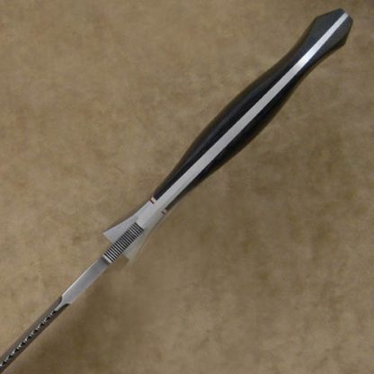 Jerry Hossom Custom Knife Large Recurve Retribution Fighter - Image 3