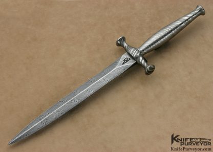 Howard Clark Custom Knife Mastersmith Sole Authorship Damascus Dagger