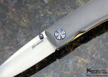 Howard Hitchmough Custom Knife Michael Walker Bullet Inspired Liner Lock - Image 2