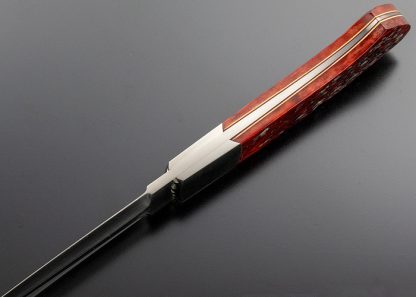 Howard Hitchmough Custom Knife Jigged Bone Boot Knife - Image 5