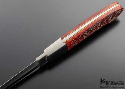 Howard Hitchmough Custom Knife Jigged Bone Boot Knife - Image 6