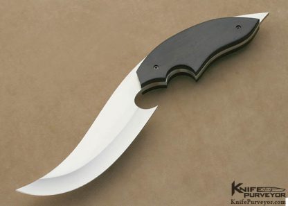Howard Viele Custom Knives African Blackwood Fantasy Fighter
