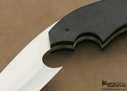 Howard Viele Custom Knives African Blackwood Fantasy Fighter - Image 2