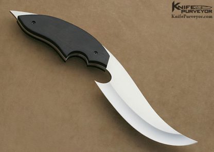 Howard Viele Custom Knives African Blackwood Fantasy Fighter - Image 4