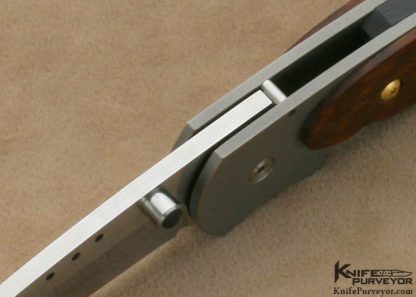 Howard Viele Custom Knife Snakewood & Titanium Gent's Folder - Image 5