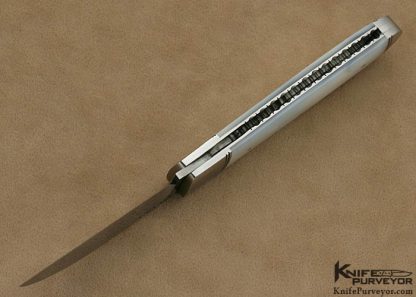 Ian van Reenen Custom Knife Mother of Pearl Shell Slip Joint - Image 10