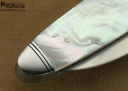 Ian van Reenen Custom Knife Mother of Pearl Shell Slip Joint - Image 6