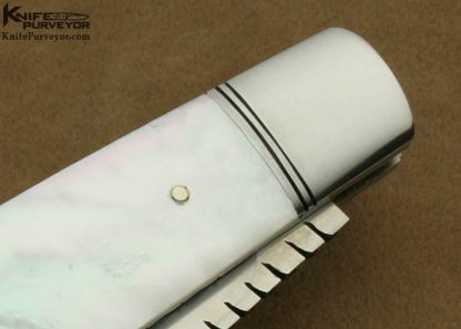 Ian van Reenen Custom Knife Mother of Pearl Shell Slip Joint - Image 5
