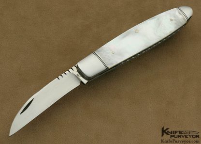 Ian van Reenen Custom Knife Mother of Pearl Shell Slip Joint