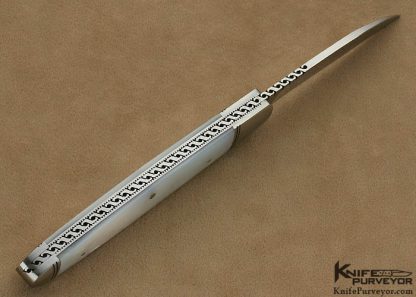 Ian van Reenen Custom Knife Mother of Pearl Shell Slip Joint - Image 7