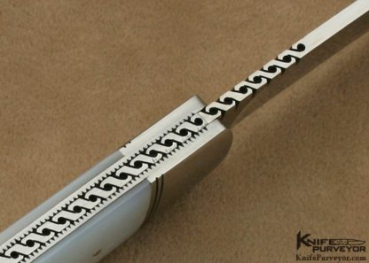 Ian van Reenen Custom Knife Mother of Pearl Shell Slip Joint - Image 8