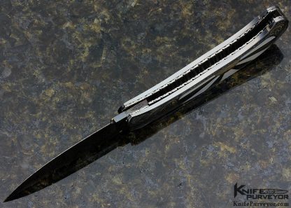 John W. Smith Custom Knife 2007 AKI Sole Authorship Sunburst Linerlock - Image 5