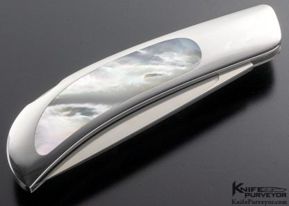 Jack Busfield Custom Knife Mother of Pearl Lockback - Image 5
