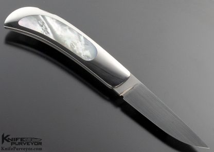 Jack Busfield Custom Knife Mother of Pearl Lockback - Image 3