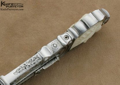 Jack Levin Custom Knife Chris Meyer Engraved Automatic Art Dagger - Image 8