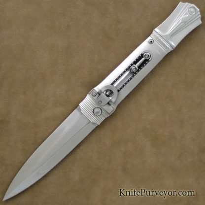 Jack Levin Custom Knife Machined Titanium & Steel Automatic