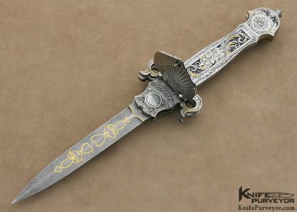Jack Levin Custom Knife Ron Nott Engraved Deluxe Presentation Auto