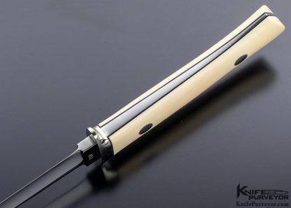 James Poplin Custom Knife Mammoth Ivory Boot Knife - Image 6