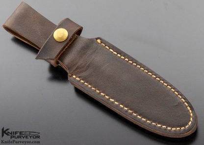 James Poplin Custom Knife Mammoth Ivory Boot Knife - Image 7