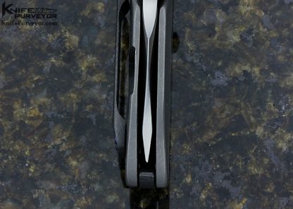 Jared Price Custom Knife Titanium Frame Lock with Zirconium Clip, Back Bar and Pivot Accent - Image 6
