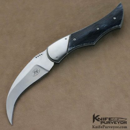 JD van Deventer Custom Knife Giraffe Bone Gents Claw