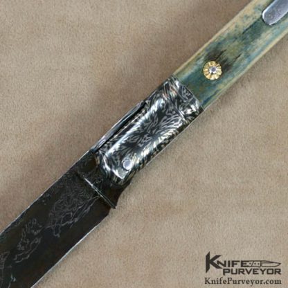 Jean Pierre Veysseyre Custom Knife Mammoth "Straight Laguiole" Slip Joint - Image 3